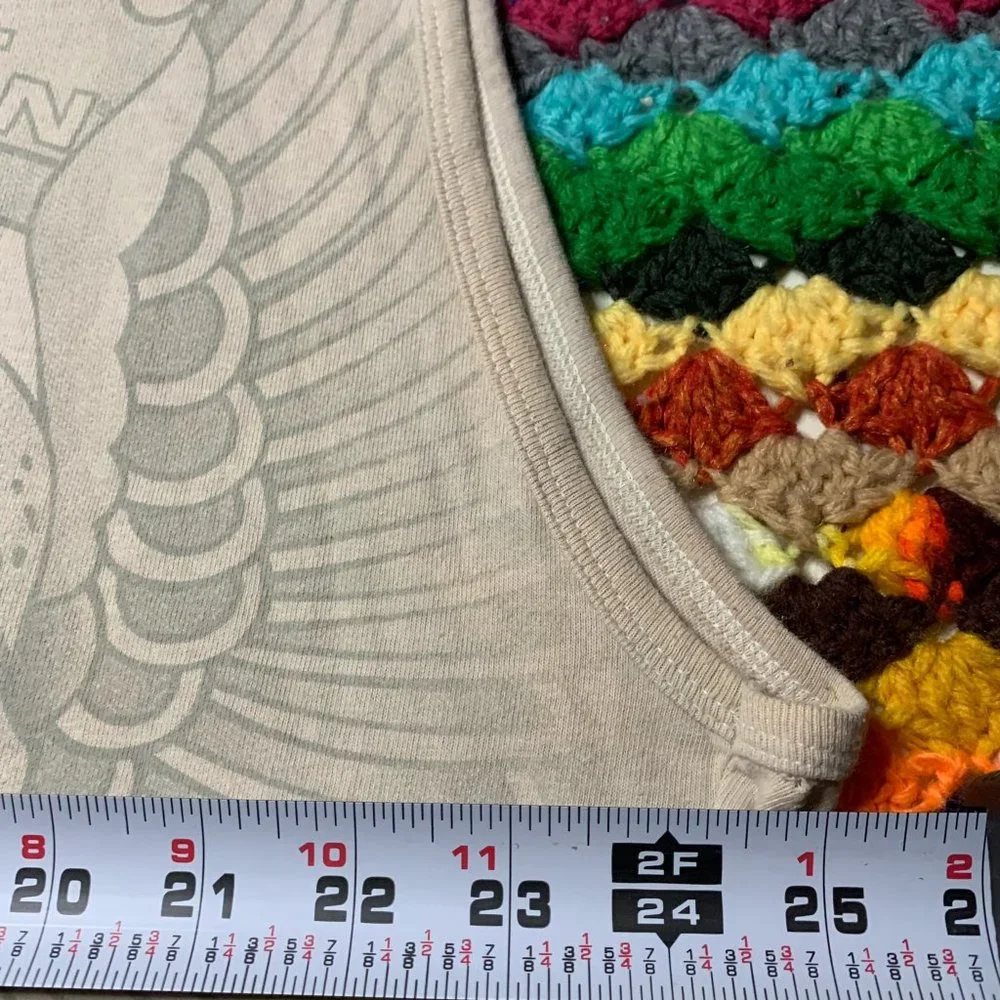 Y2K Harley-Davidson Denver 2007 Pin-Up Girl Cut Off Muscle Tank Skull Gr… - Picture 10 of 16